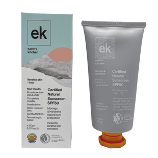 Moringa & Harakeke SPF50+ Certified Natural Sun Protection 150g, for Sensitive Skin & Babies