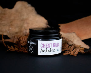 Natural baby chest rub, cold relief, nude alchemist