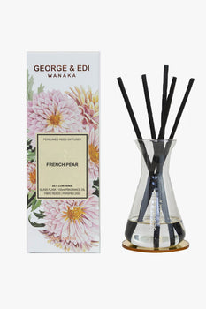 George & Edi reed diffuser, home fragrance, Ecoya, natural fragrance, NZ made, Wanaka