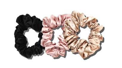 silk scrunchies; Manuka dreams; healthpost; silk; hair accessories